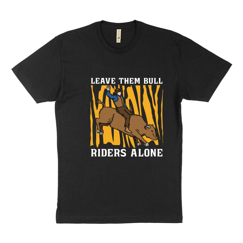 Bull Riding Leave Them Bull Riders Rodeo Cowboy Sustainable T-Shirt