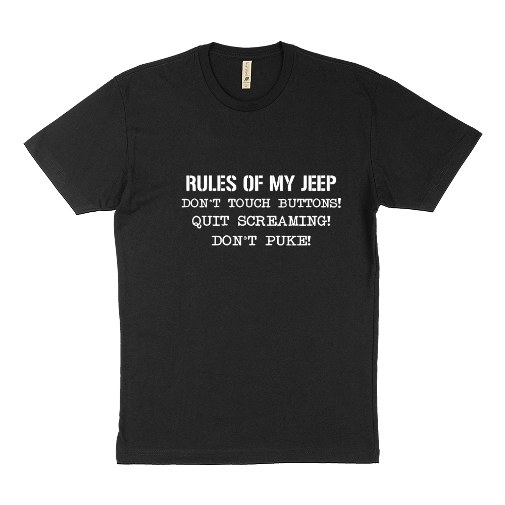 JEEP RULES OF MY JEEP Sustainable T-Shirt