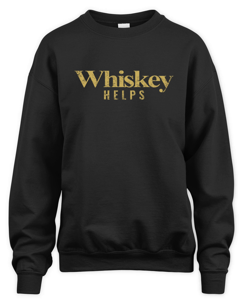 Grunt Style Whiskey Helps Unisex Premium Crewneck Sweatshirt