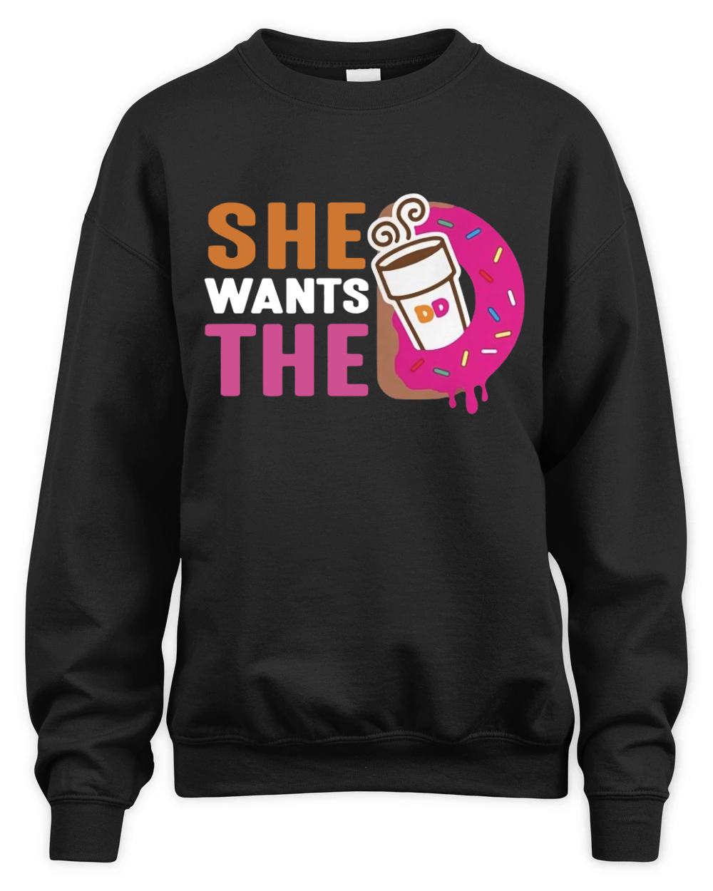 Dunkin donuts shop crew neck