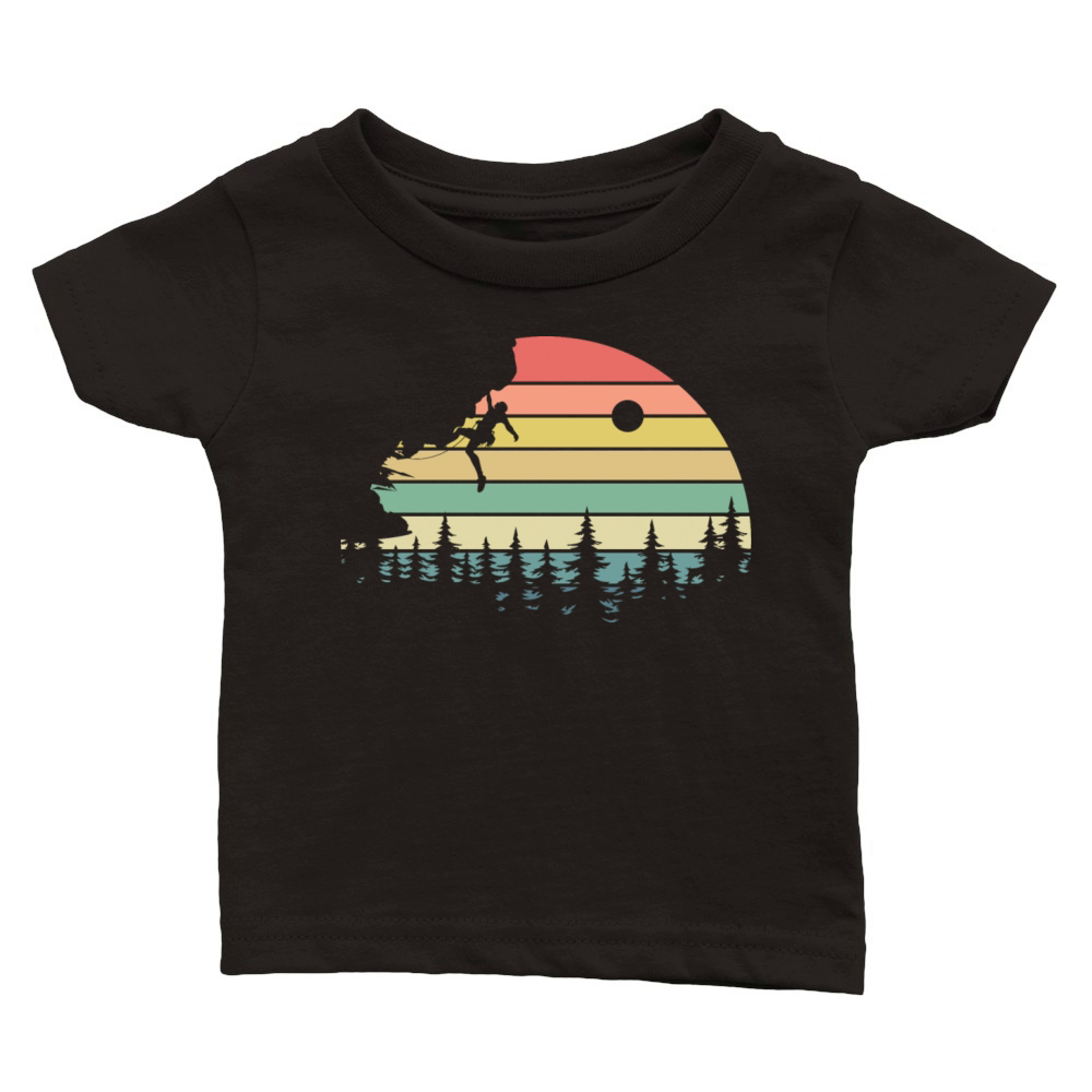 Vintage Rock Climbing Classic Baby Crewneck T-shirt