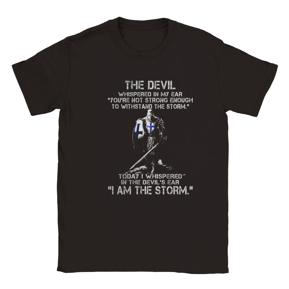 Warrior Shirt - I AM THE STORM - KNIGHTS TEMPLAR - Warrior Classic Kids Crewneck T-shirt