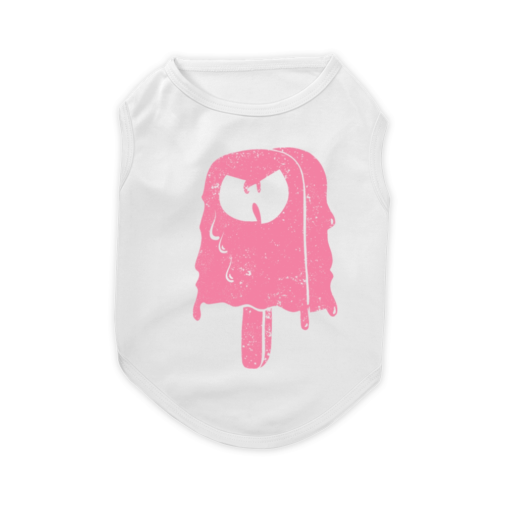 icecream wutang pink Pet T-Shirt