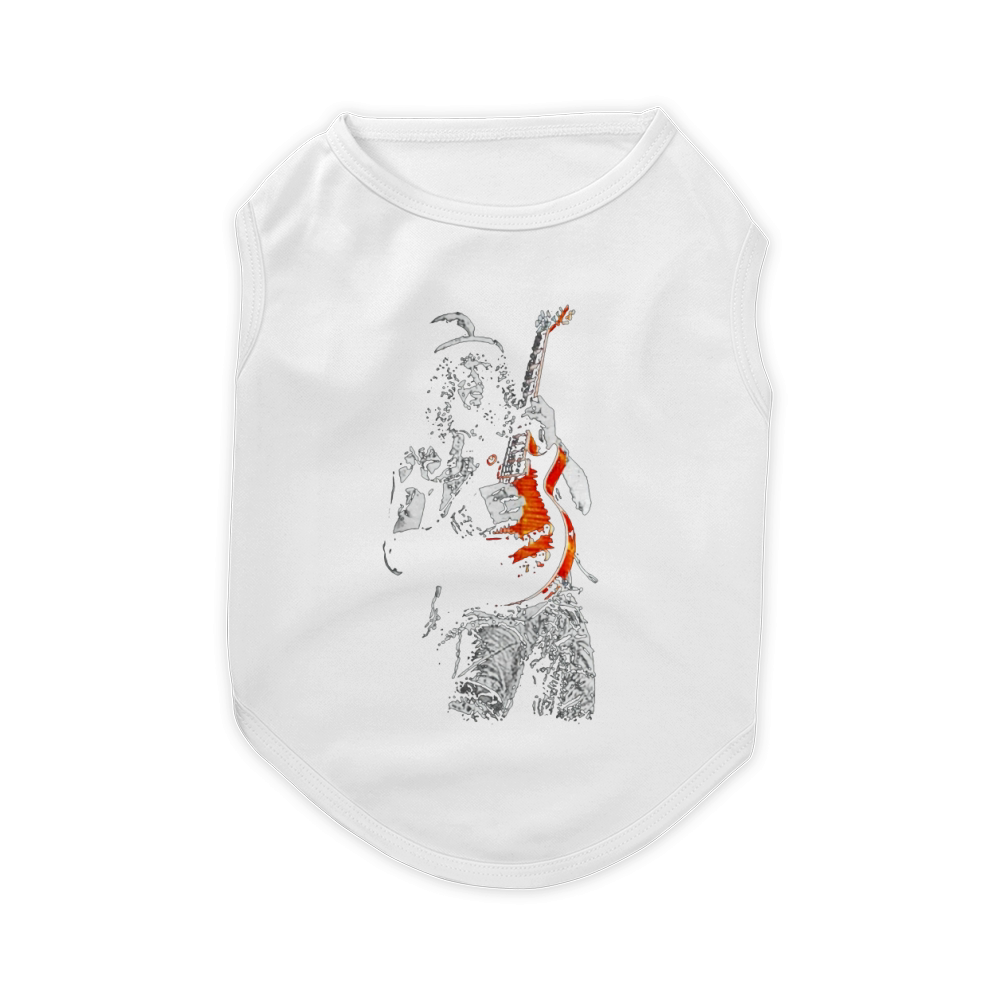 Slash Guitar Fan Pet T-Shirt