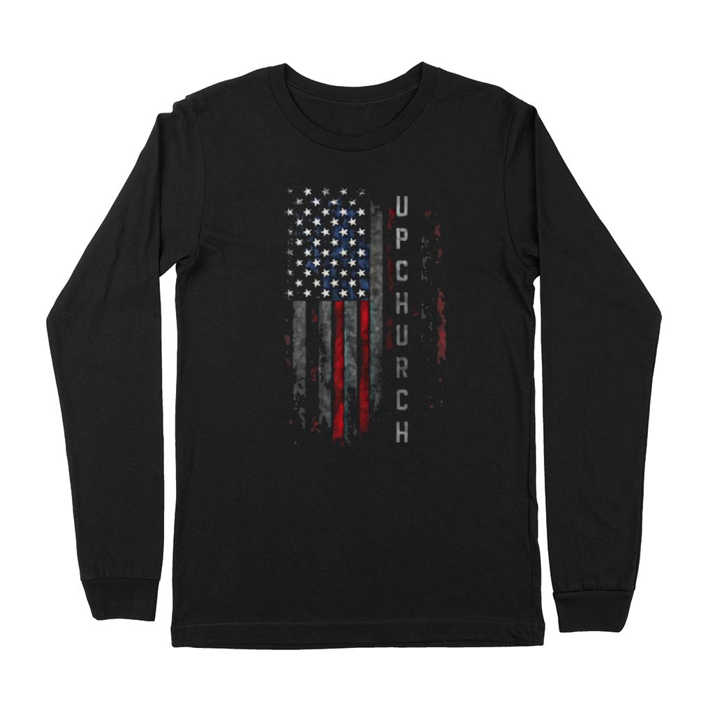 Upchurch Family American Flag Premium Long Sleeve