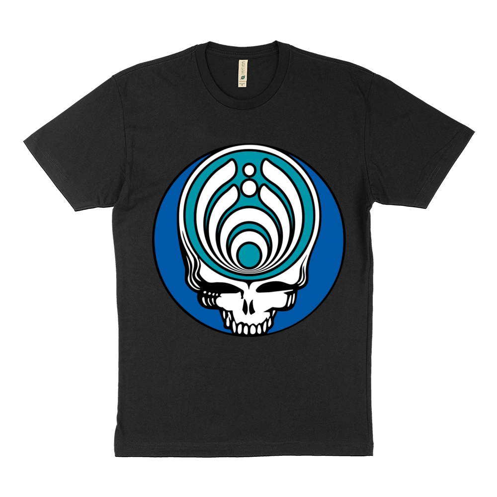 Bassnectar Blue Skull Head Sustainable T-Shirt