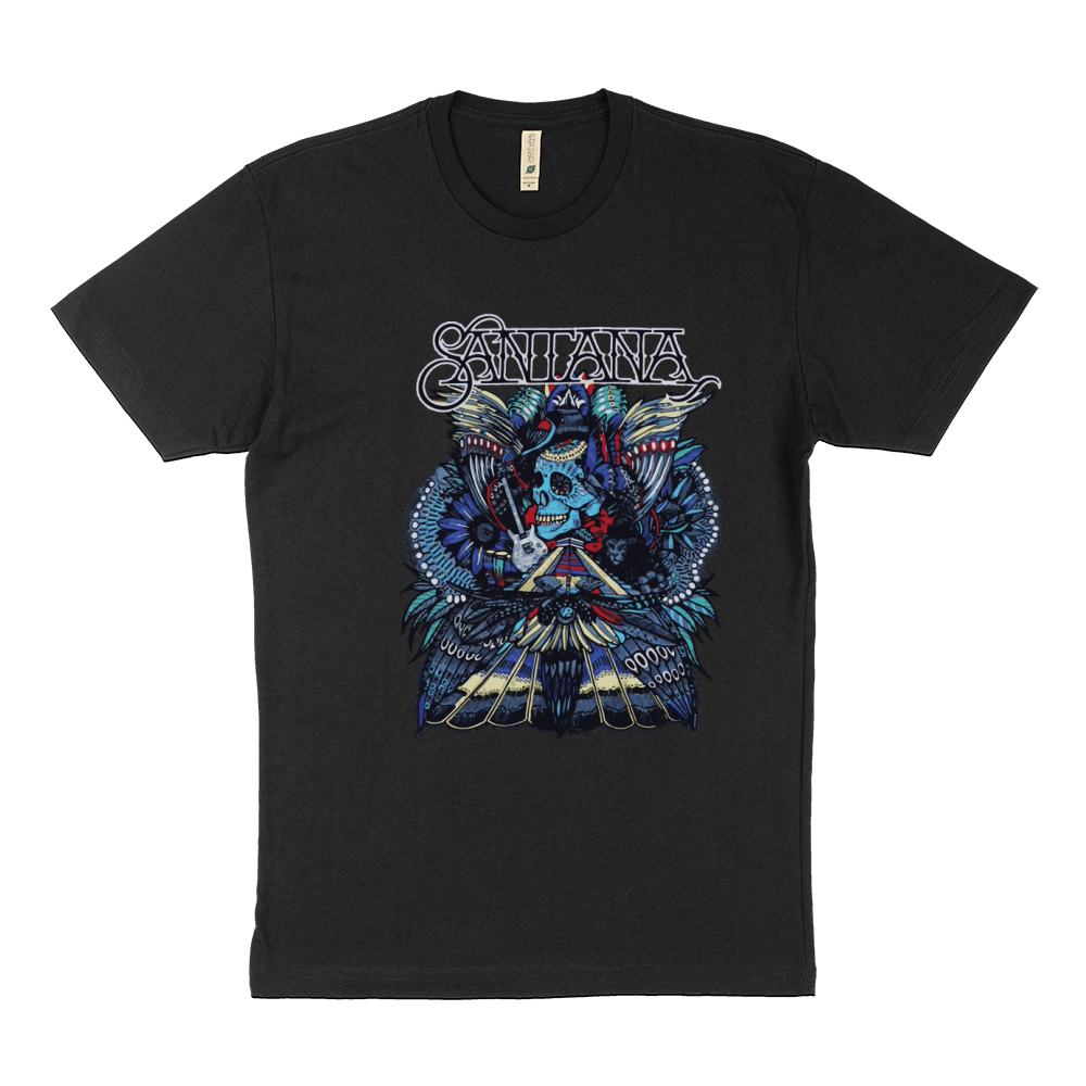 Carlos Santana Folk Skull Sustainable T-Shirt