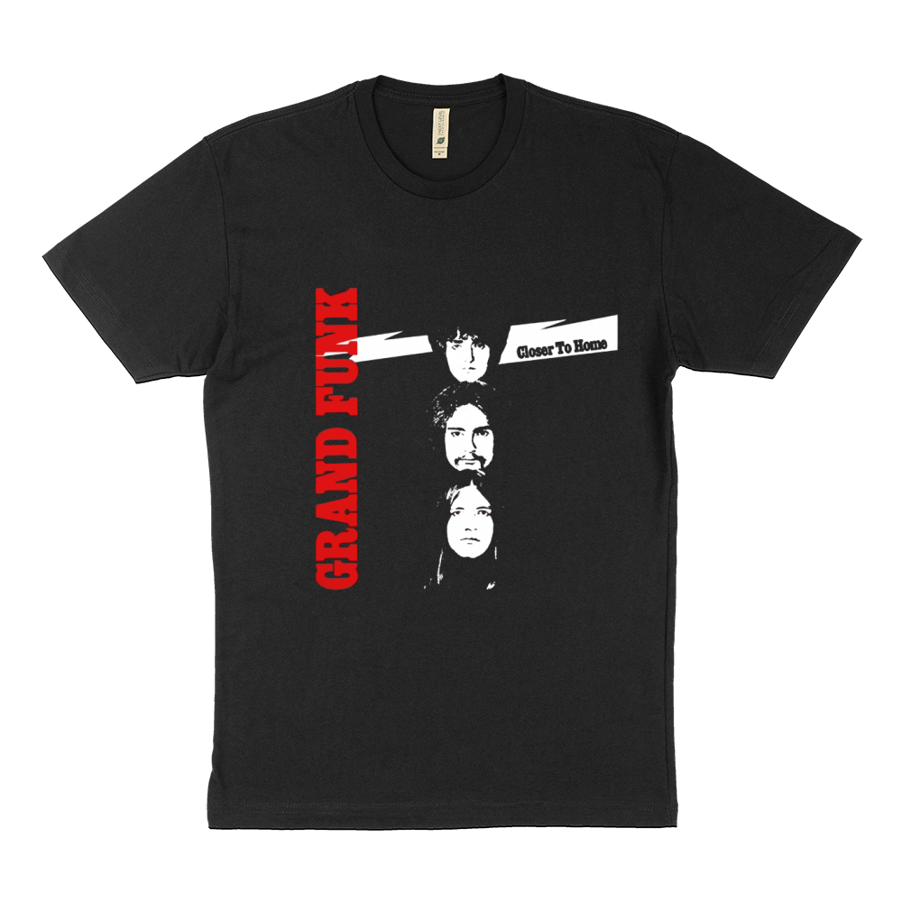 Grand Funk Closer To Home Album Sustainable T-Shirt