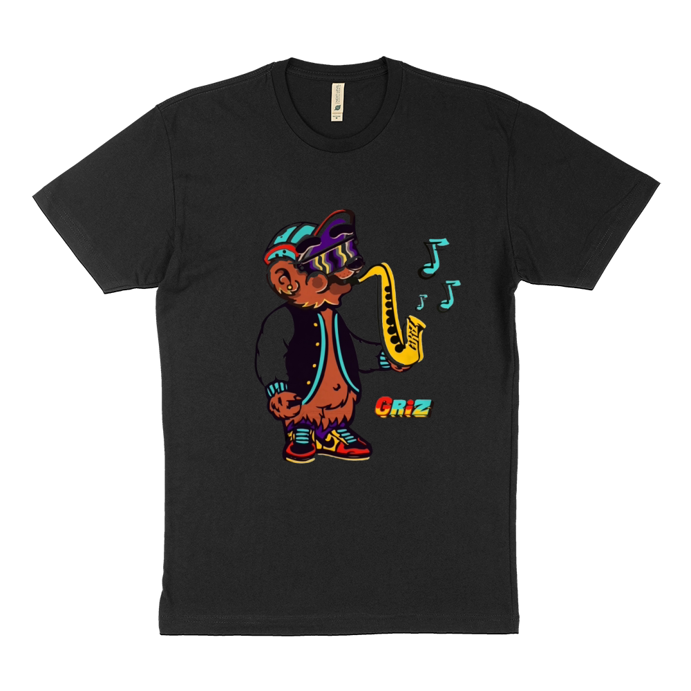 GRIZ-Sax Bear shirt Sustainable T-Shirt
