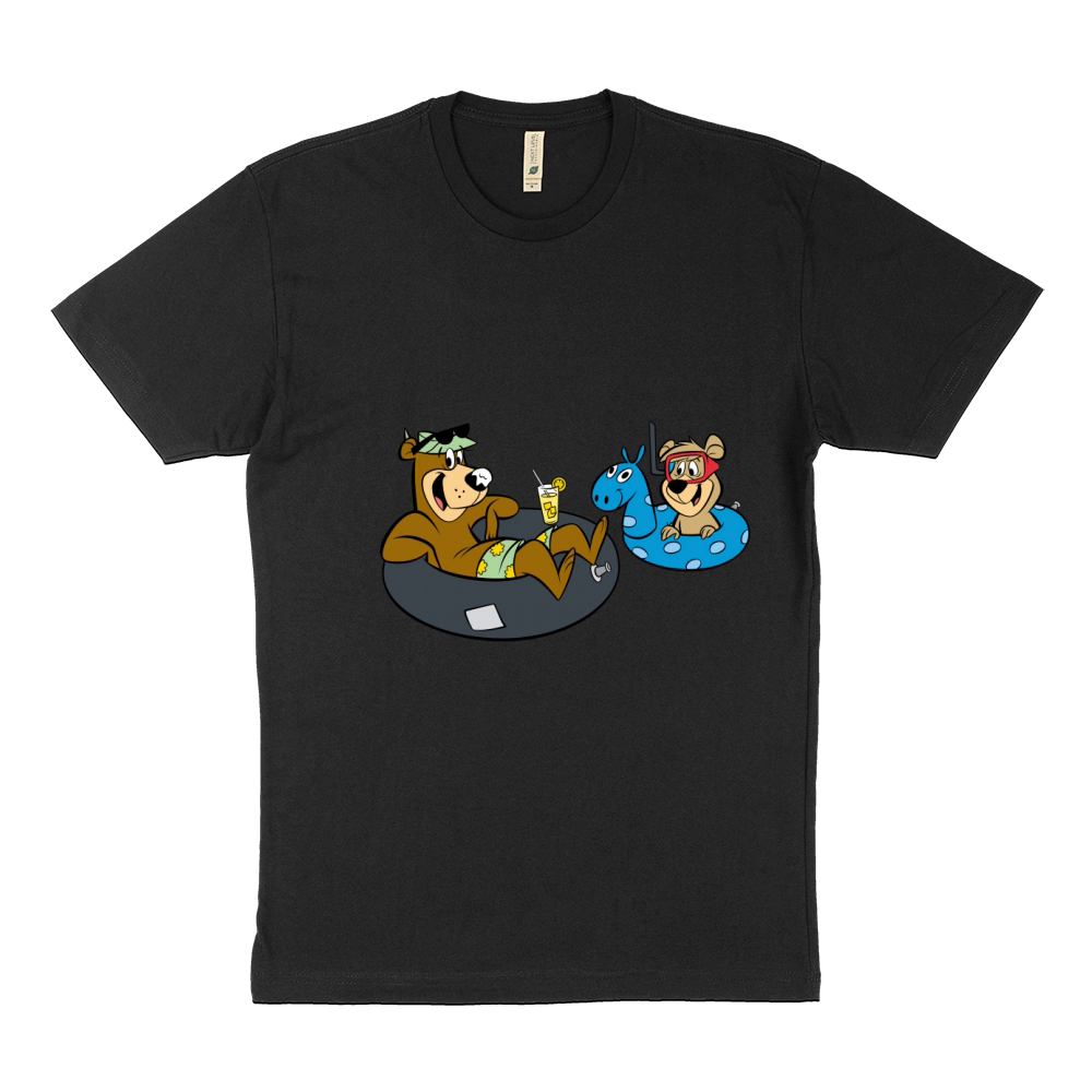 Swimming Yogi Bear Sustainable T-Shirt