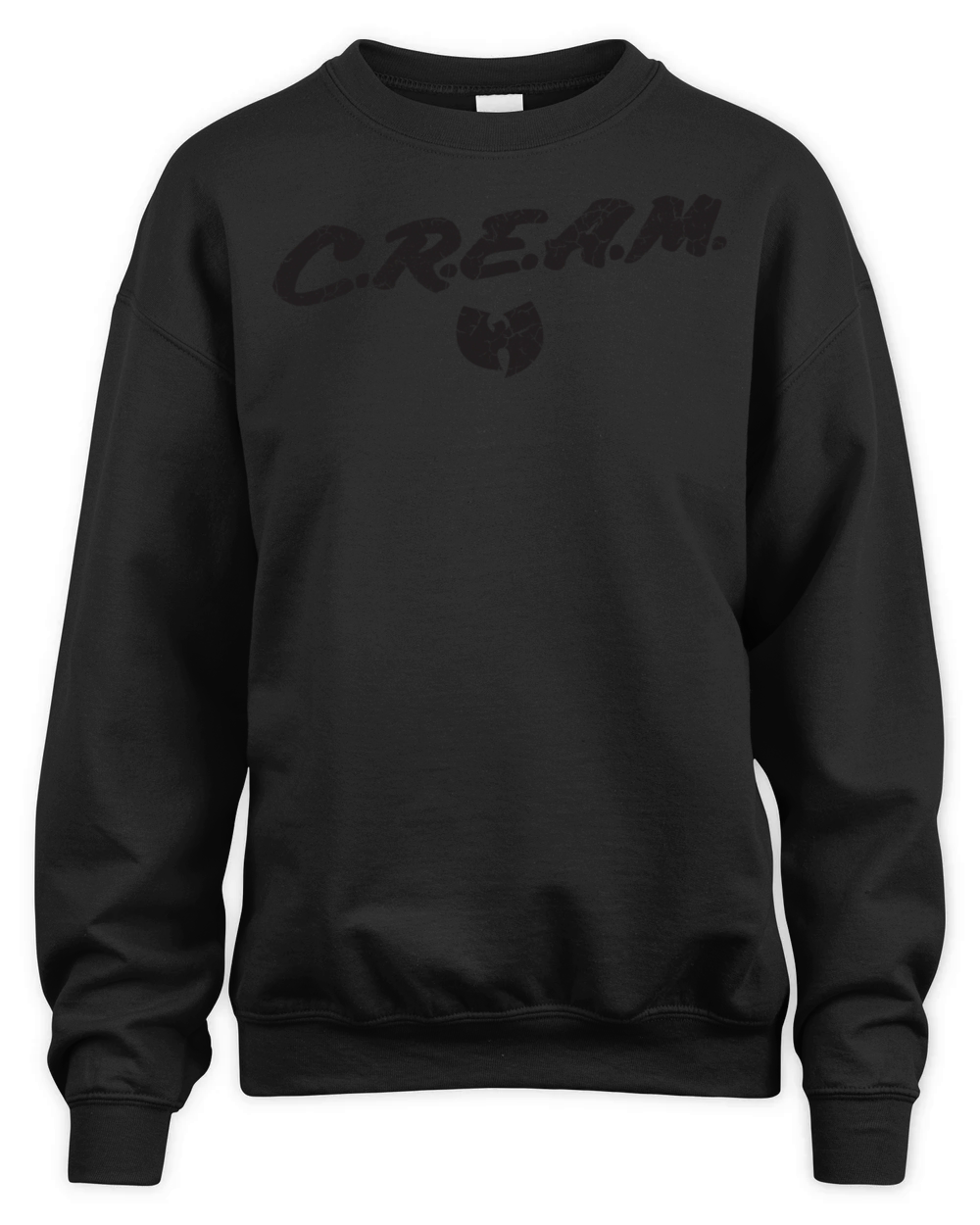 cream small wutang black Unisex Premium Crewneck Sweatshirt