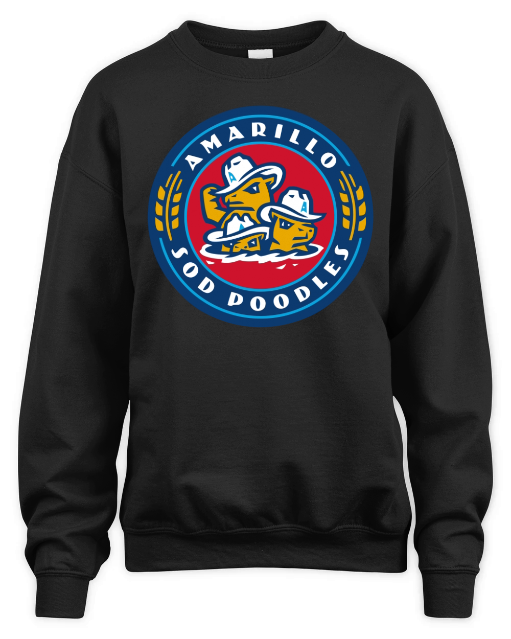 New Logo Amarillo Sod Poodles 2019 Shirt Unisex Premium Crewneck Sweatshirt