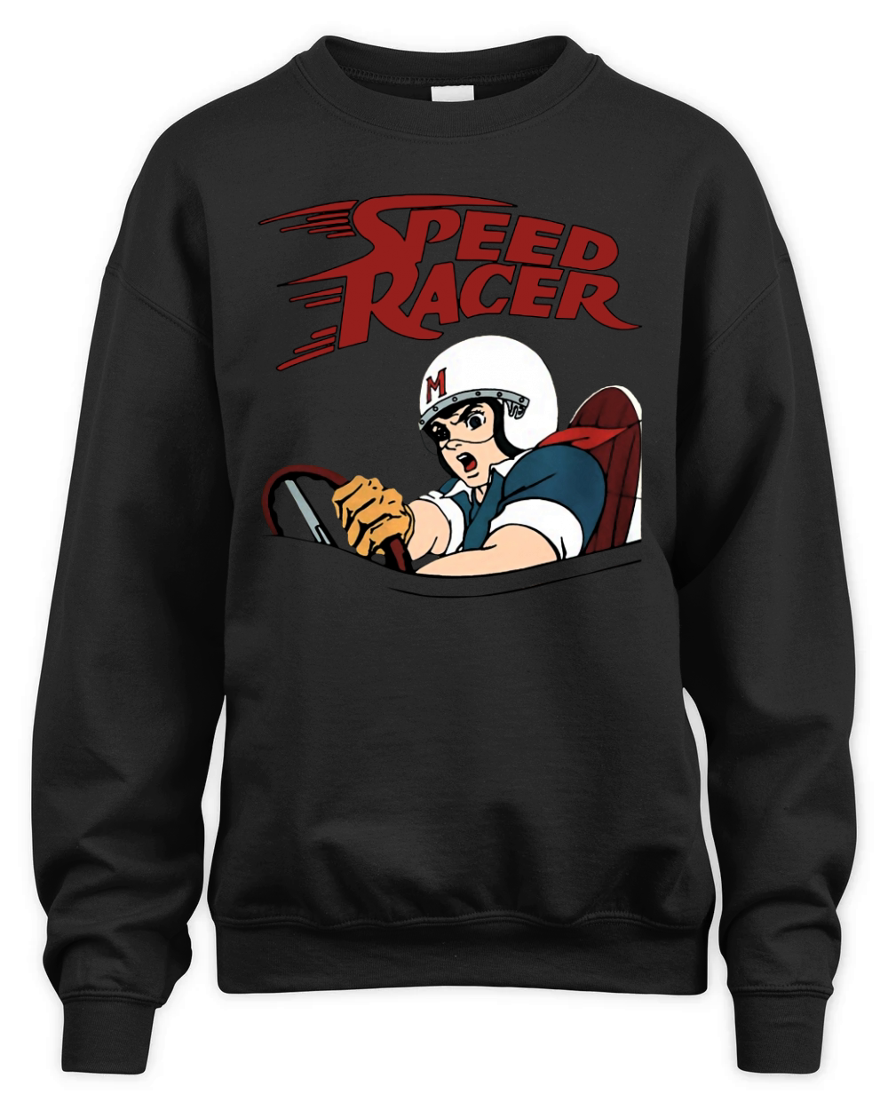 Speed Racer Vintage Retro Car Racing Unisex Premium Crewneck Sweatshirt