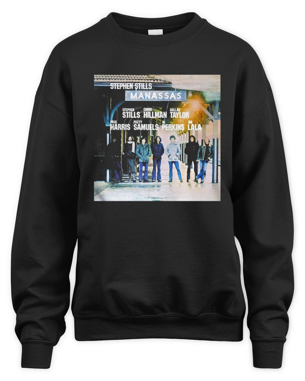 Stephen Stills Manassas Unisex Premium Crewneck Sweatshirt