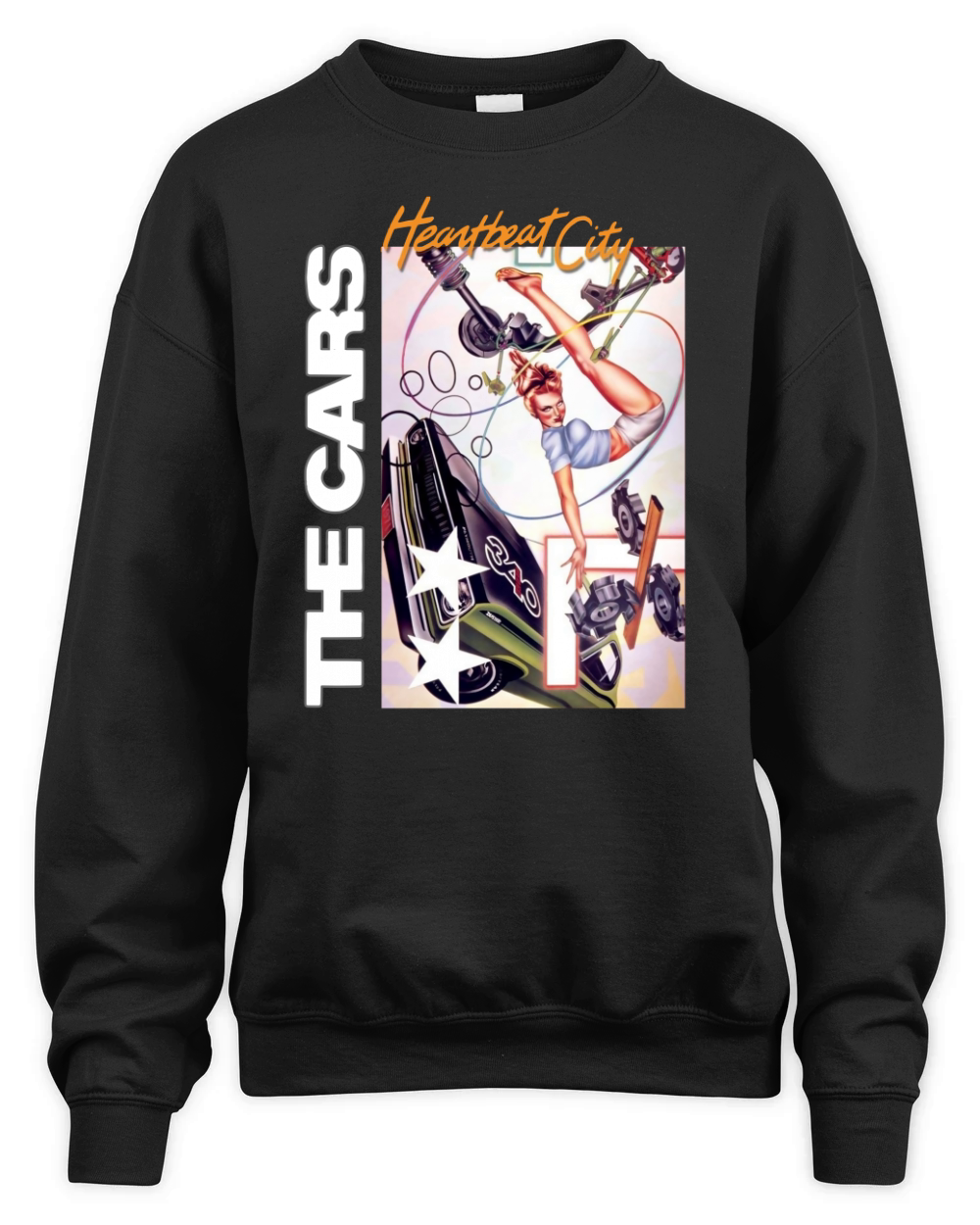 The Cars Heartbeat City Unisex Premium Crewneck Sweatshirt