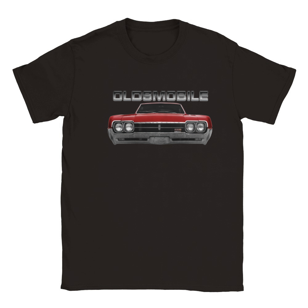 1966 Olds 442 Two Side Red Classic Kids Crewneck T-shirt