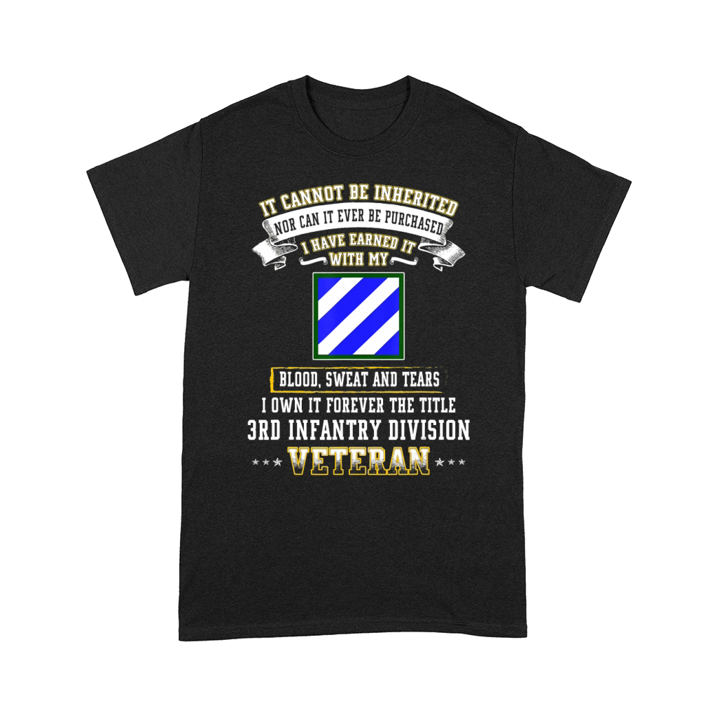 I Own Forever The Title 3rd Infantry Division Veteran T-Shir Comfort T-shirt