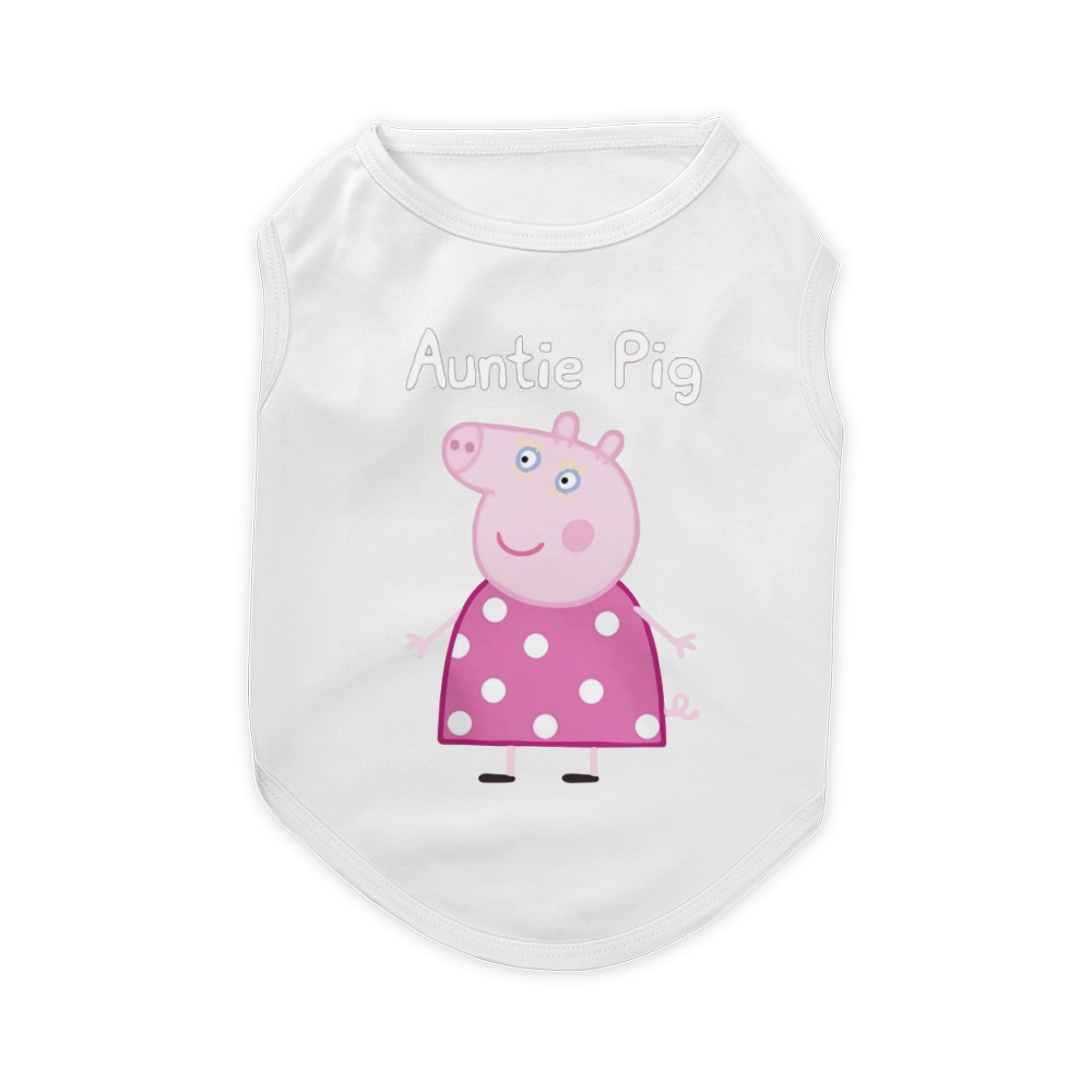 Auntie Pig Mothers Day Peppa Pig Pet T-Shirt