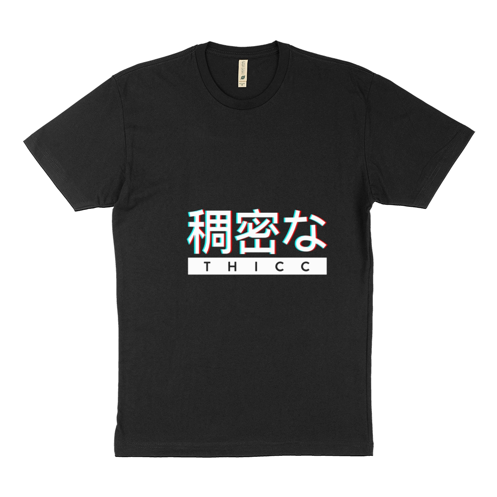 Aesthetic Japanese THICC Logo Sustainable T-Shirt