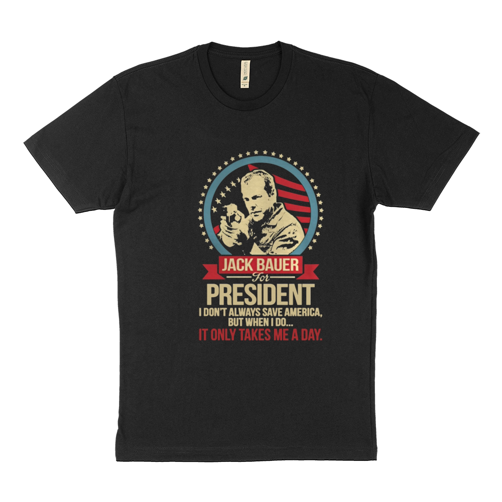 Jack Bauer FOR PRESIDENT Tshirt T-Shirt Sustainable T-Shirt