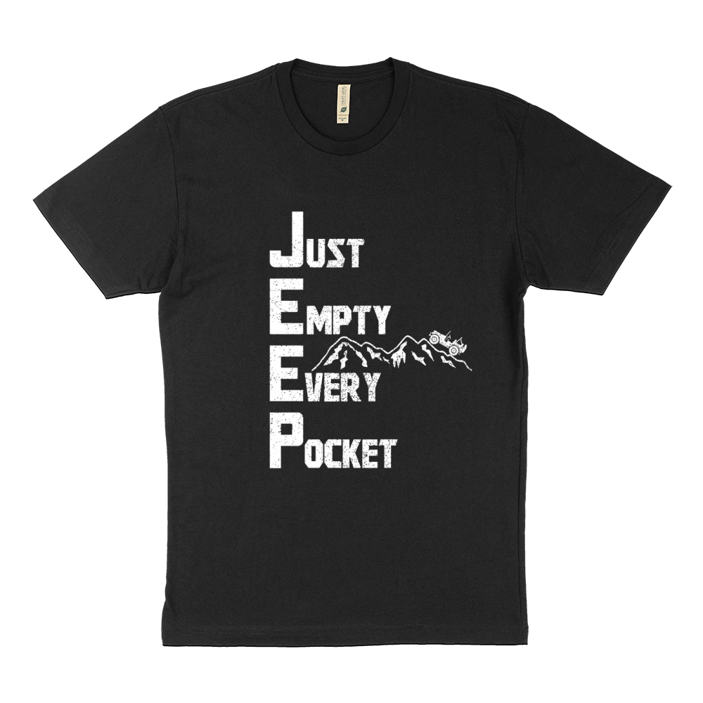 JEEP JUST EMPTY EVERY POCKET Sustainable T-Shirt