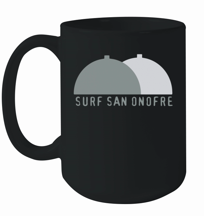 Surf San Onofre Shirt Vintage Surfing Tee Ceramic Mug