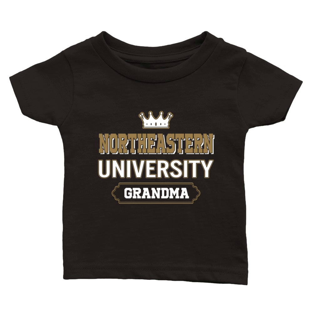 Northeastern University Grandma Great Gift For Grandparents Classic Baby Crewneck T-shirt