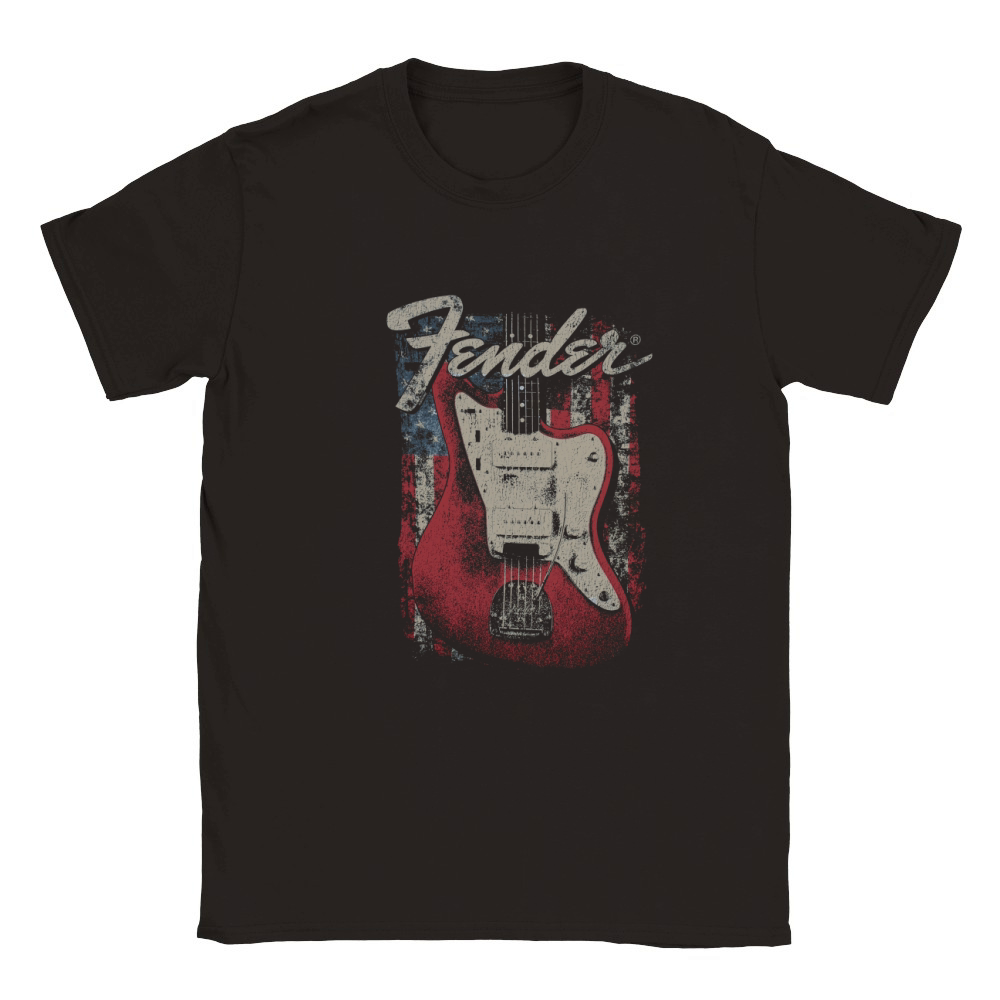 Fender Distressed Guitar Classic Kids Crewneck T-shirt
