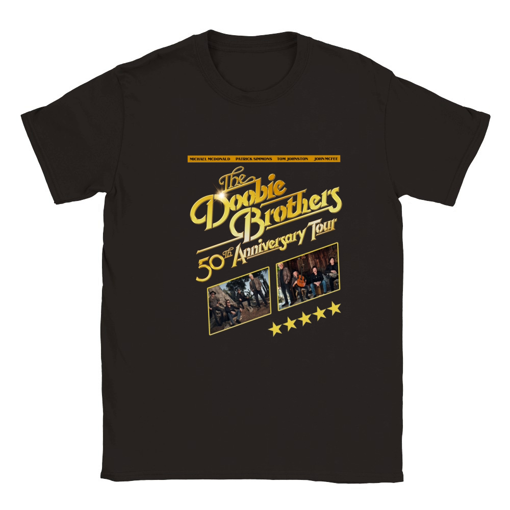 The Doobie Brothers 50th Anniversary Tour Classic Kids Crewneck T-shirt