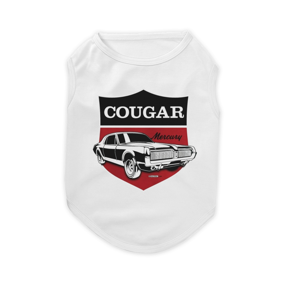 Classic Mercury Cougar crest Pet T-Shirt