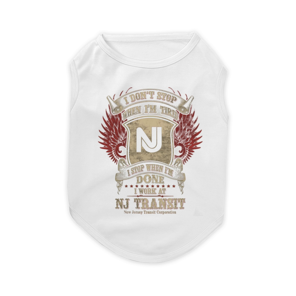 New Jersey Transit Corporation Pet T-Shirt