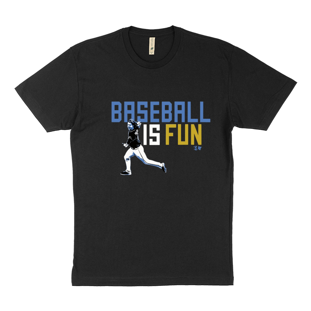 Brett Phillips Baseball is fun Sustainable T-Shirt