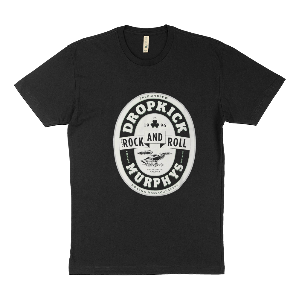 Dropkick Murphys Shamrock and Roll Caps Sustainable T-Shirt