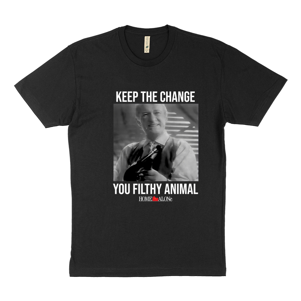 Keep The Change You Filthy Animal Home Alone Sustainable T-Shirt