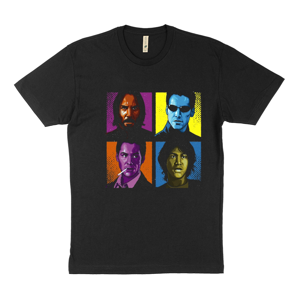 Pop Keanu movies Sustainable T-Shirt