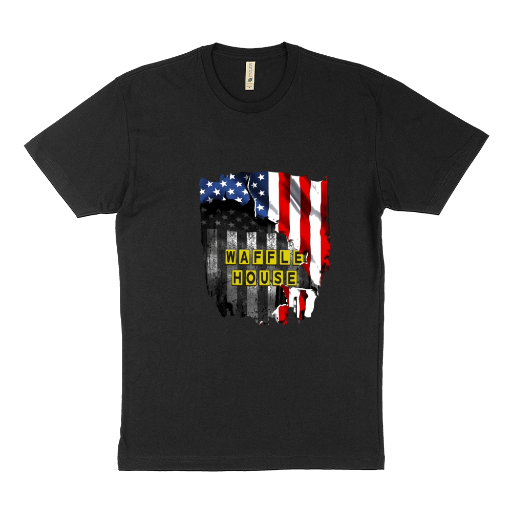 Waffle House American Flag Sustainable T-Shirt