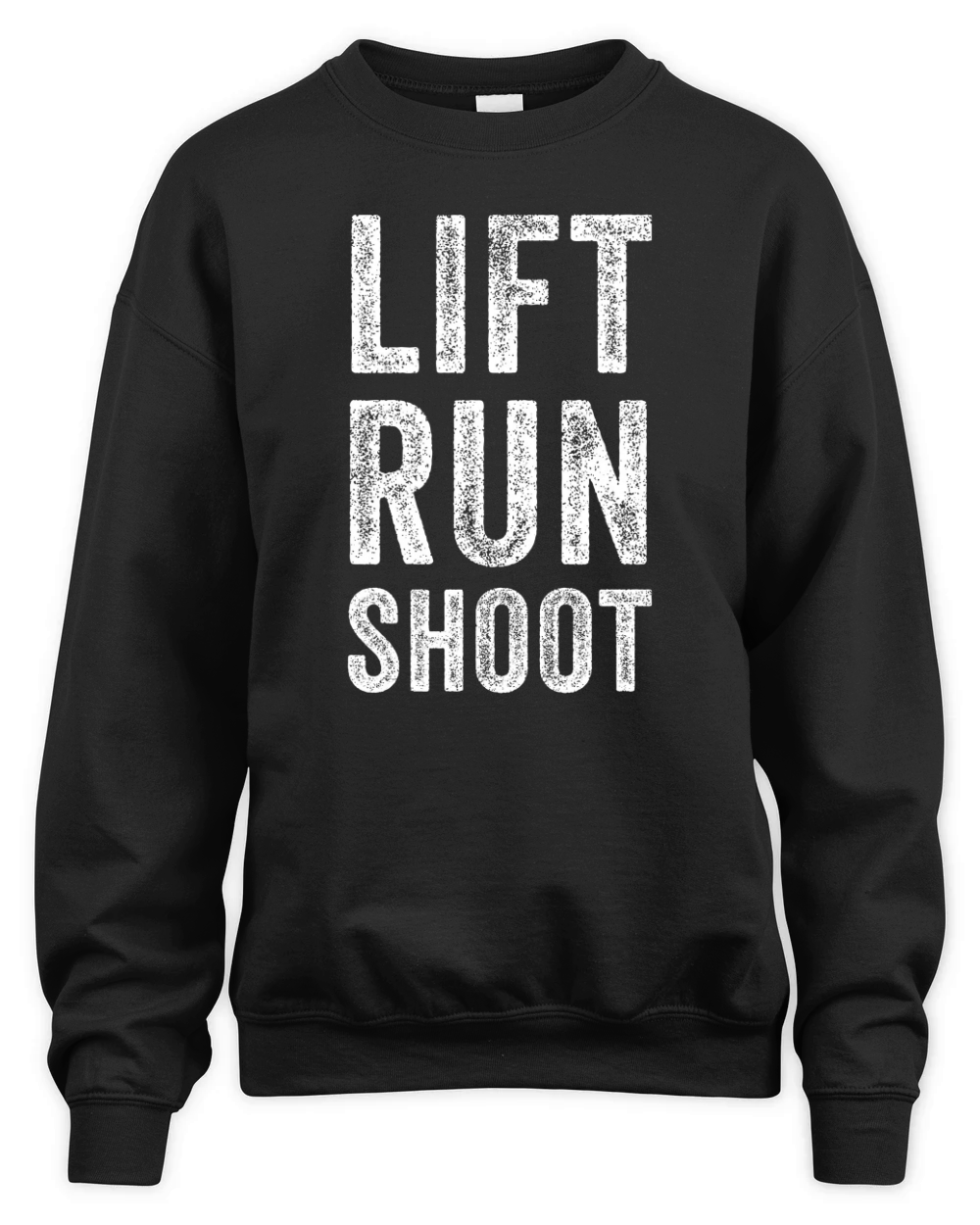 Lift Run Shoot Fitness Unisex Premium Crewneck Sweatshirt