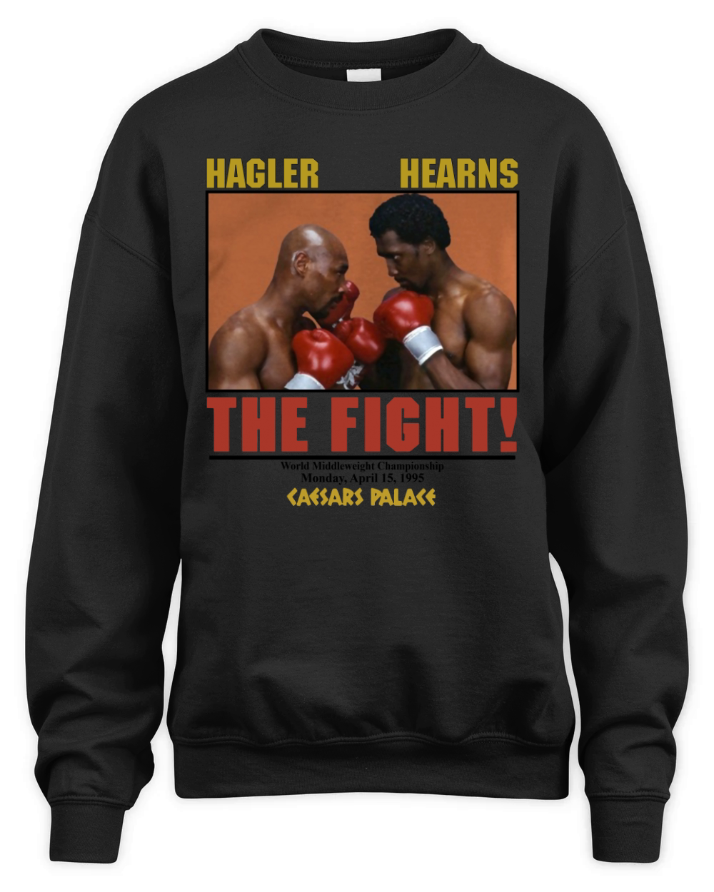 Marvin Hagler Vs Tommy Hearns The Fight 1985 Unisex Premium Crewneck Sweatshirt