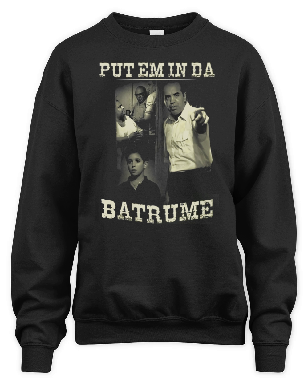 Put Em In Da Batrume A Bronx Tale Fan Unisex Premium Crewneck Sweatshirt