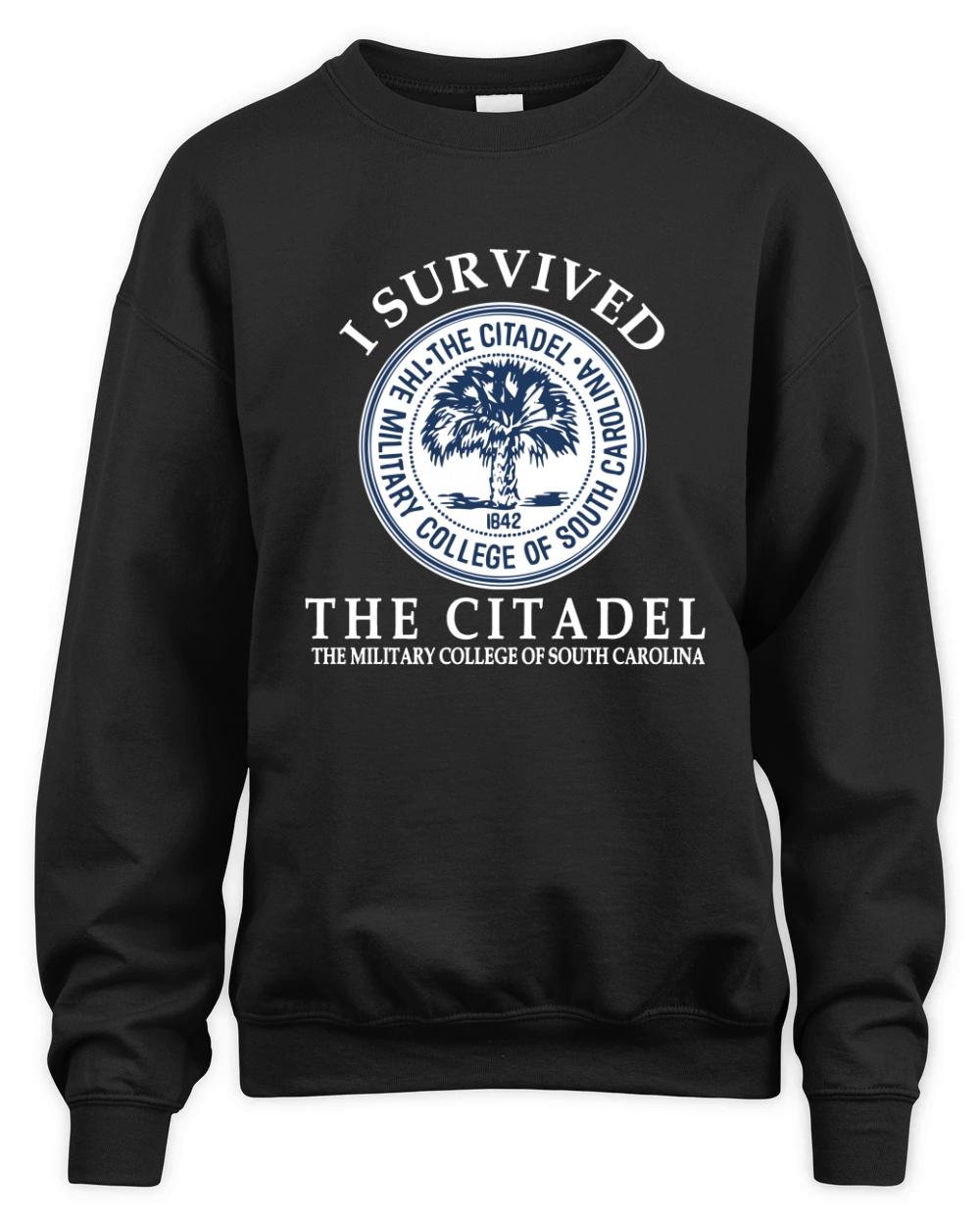 The Citadel, The Military College of South Carolina Unisex Premium Crewneck Sweatshirt