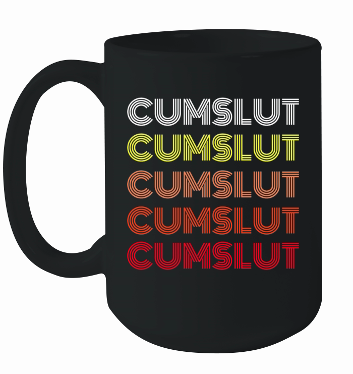 Vintage Style Cumslut Bukkake Wife Ceramic Mug