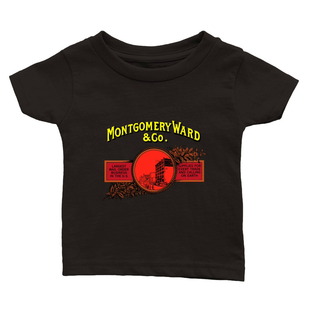 Montgomery Ward Department Store - Old Catalog Promo Logo T-Shirt Classic Baby Crewneck T-shirt