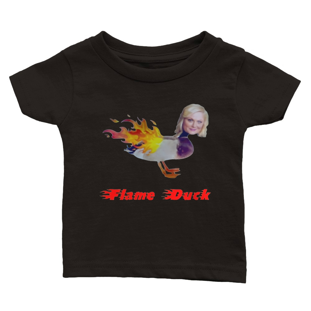 Parks And Recreation Flame Duck Classic Baby Crewneck T-shirt