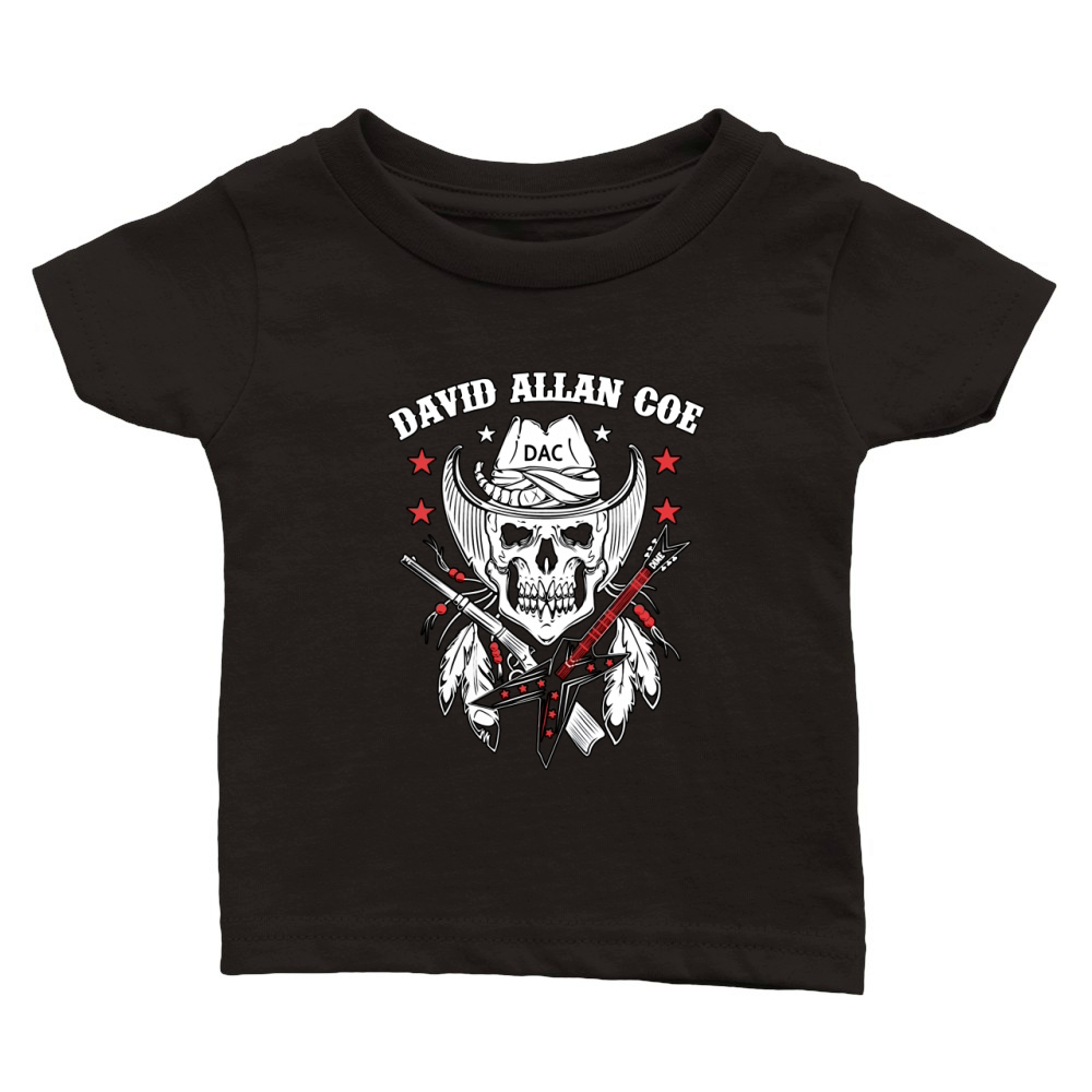 SherryELynch David Allan Coe Mans Personalized Classic Baby Crewneck T-shirt