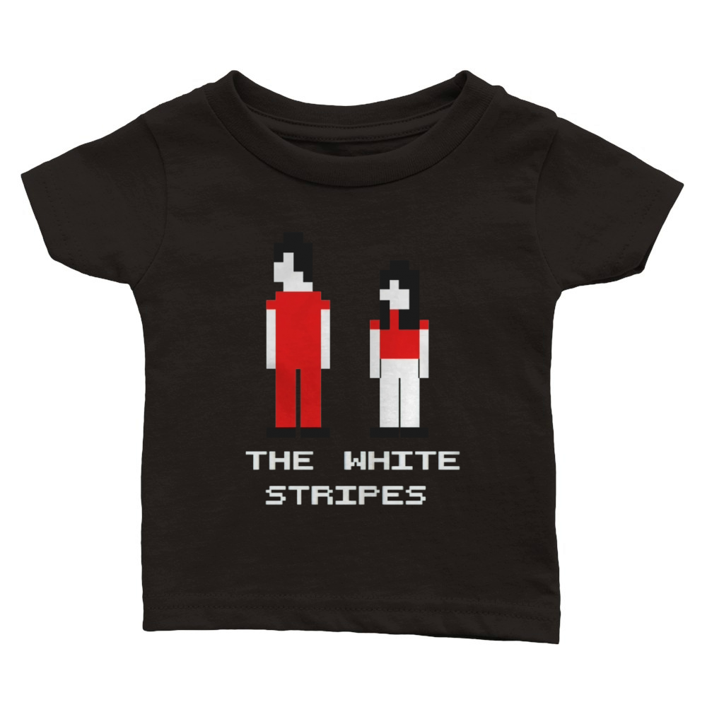 The White Stripes Pixel Classic Baby Crewneck T-shirt