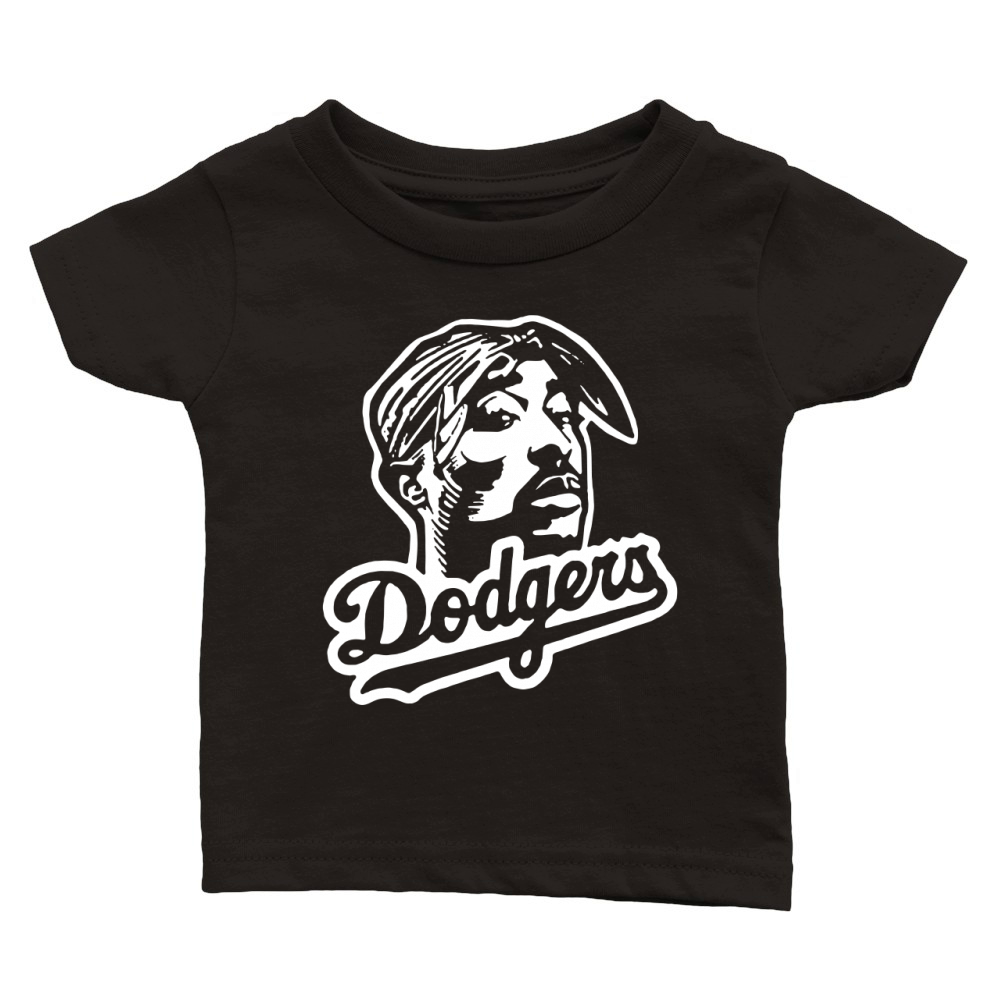 Tupac Shakur. • Los Angeles • Baseball • Dodgers • t-shirt Classic Baby Crewneck T-shirt