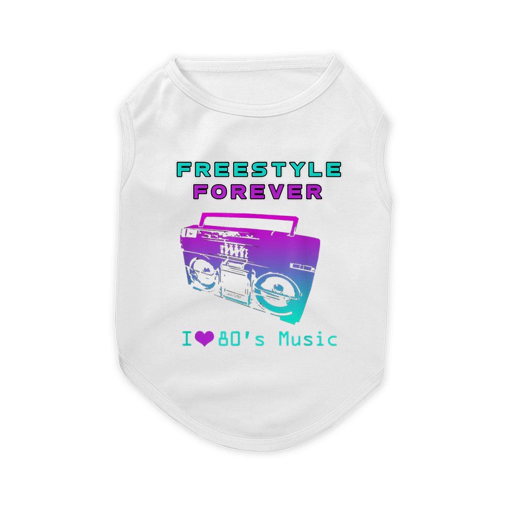 80's Freestyle Music Pet T-Shirt