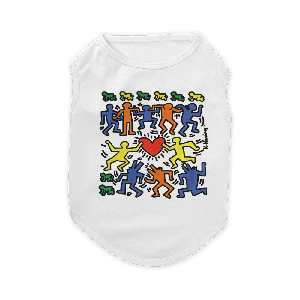 TANZPARTY KEITH HARING T-Shirt Pet T-Shirt