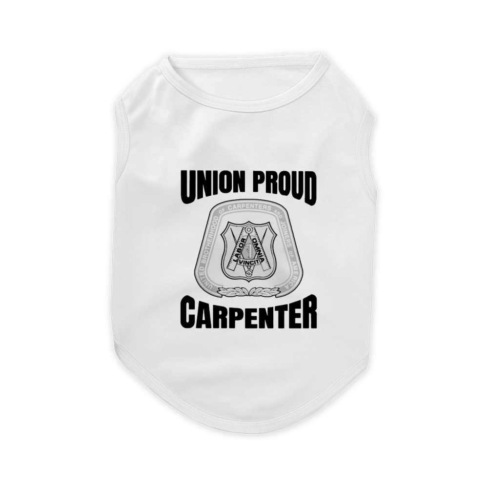 United Brotherhood of Carpenters and Joiners of America Union Proud Carpenter Pet T-Shirt