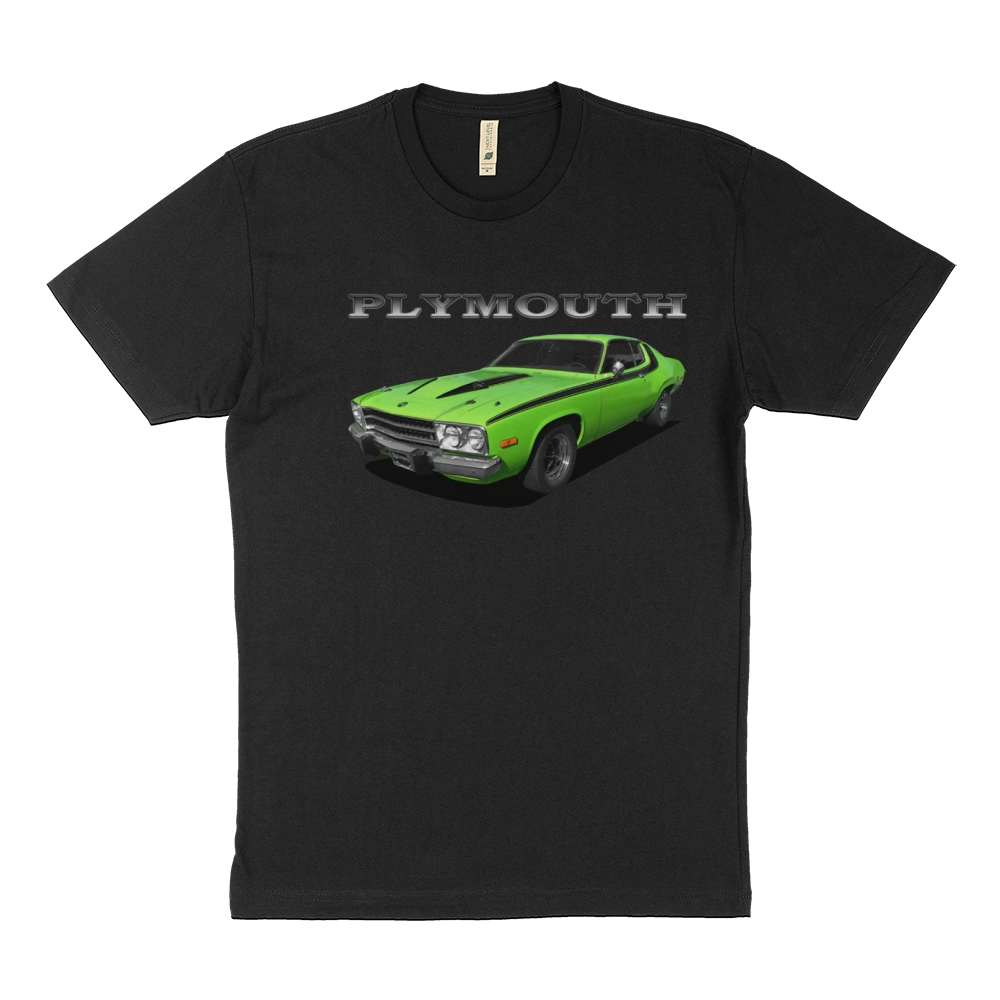 1973 Plymouth Road Runner Green Sustainable T-Shirt